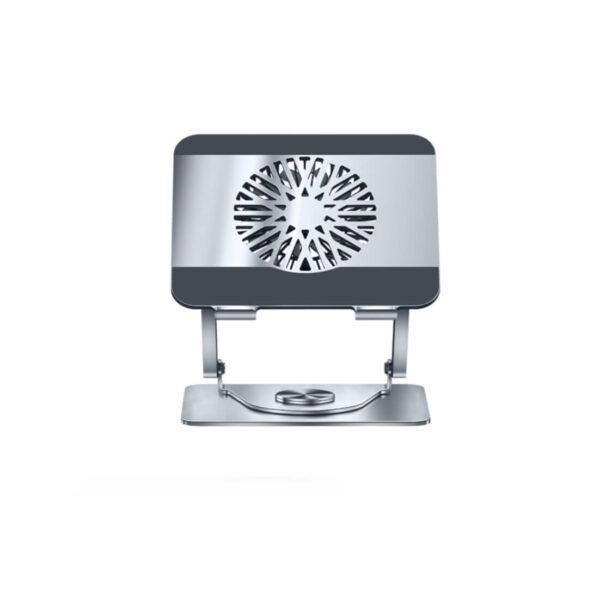 L121 Nuvon 360° Rotatable Laptop Stands Magnetic Fan Laptop stand for standing at desk gun color
