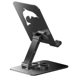 P161 tablet holder for ipad Metal Phone Stand – Foldable, Stable, and Fully Adjustable
