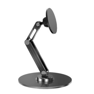 P74 Aluminum Magnetic Phone Stand – Foldable, Strong, and Fully Adjustable cellphone Stand